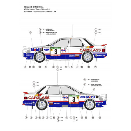 FORD FIESTA S2000 1/24