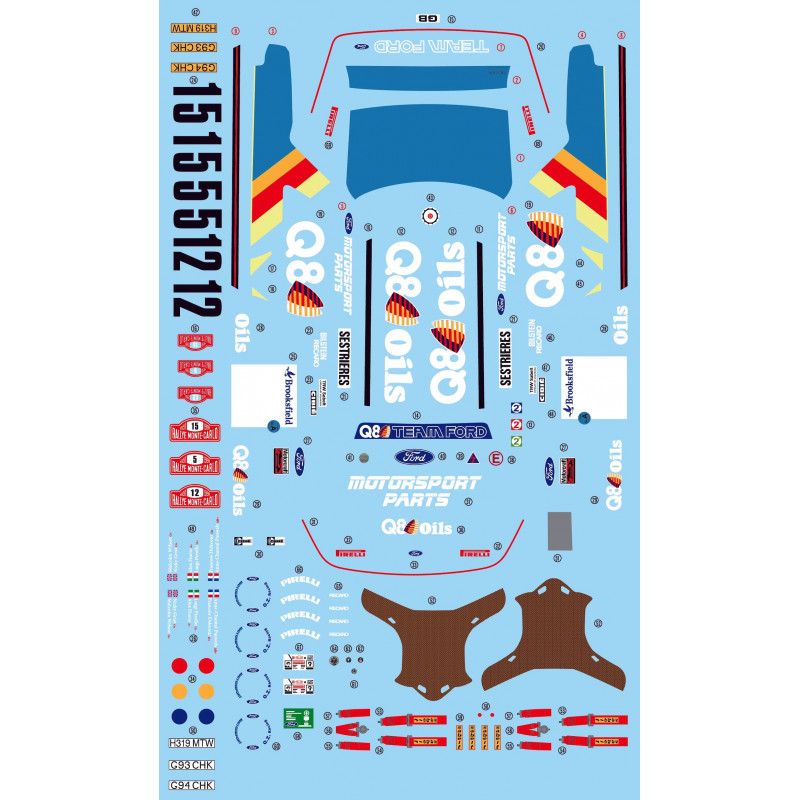 FORD FIESTA S2000 1/24