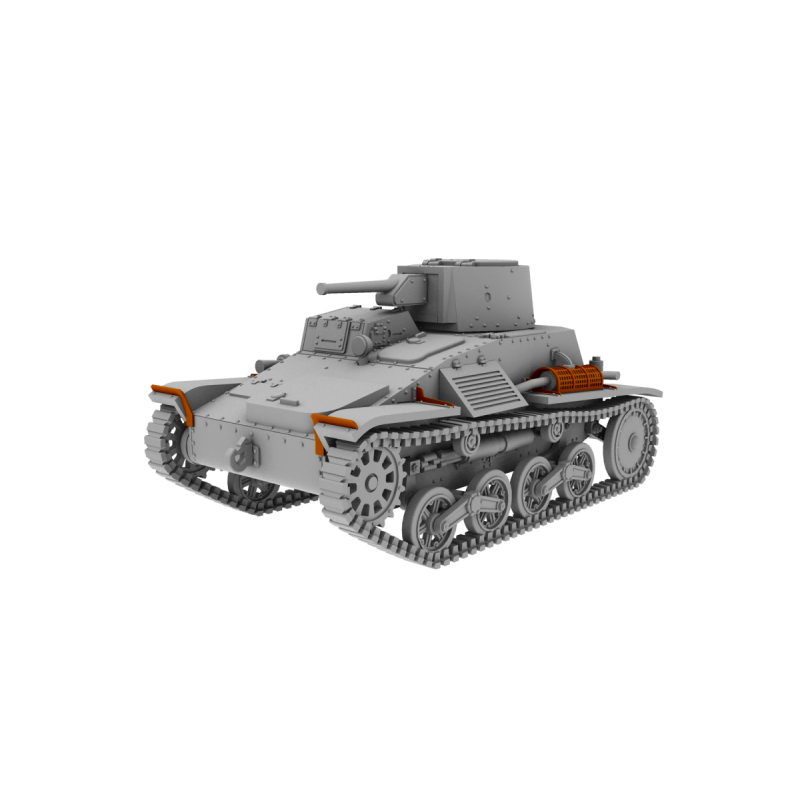TYPE 94 Japanese Tankette with 37mm gun