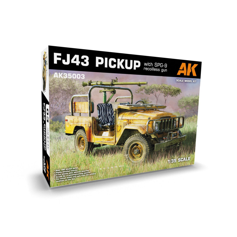 FJ43 PICKUP WITH SPG-9 RECOILLESS GUN 1/35