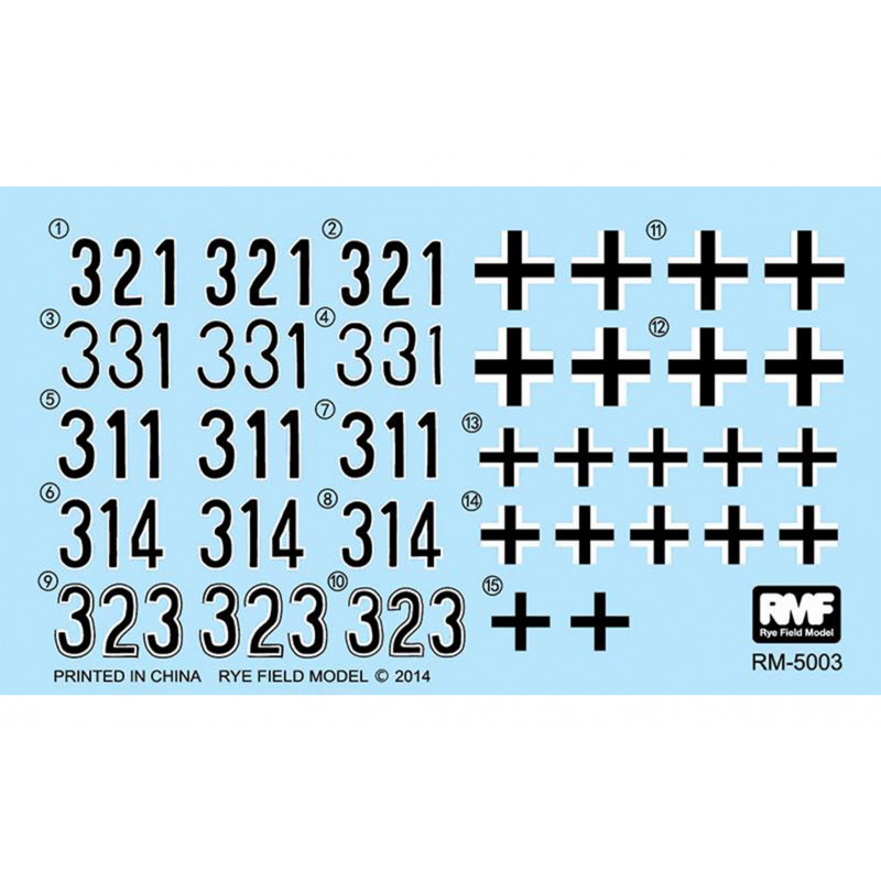 Tiger I Gruppe Fehrmann 1/35