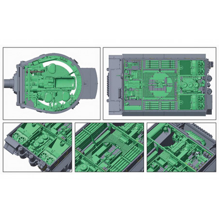 Tiger I Gruppe Fehrmann 1/35