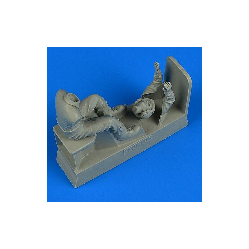 USAAF WWII Pilot with seat for North-American P-51D Mustang 1/32