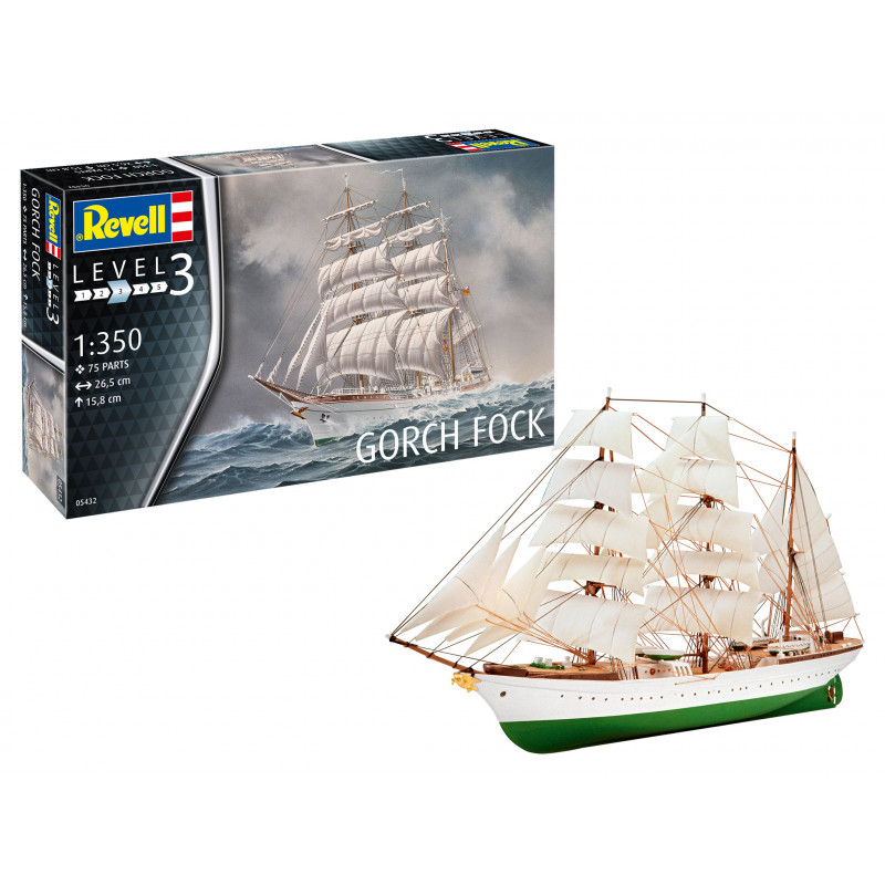 Model Set Gorch Fock 1/350