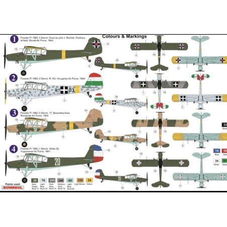 Fi 156C-1/3 „Storch“ Danube Users