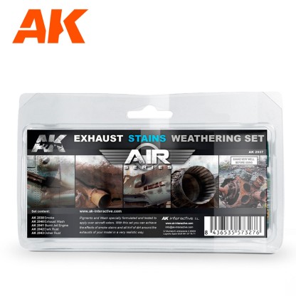 EXHAUST STAINS WEATHERING SET (AIR SERIES)