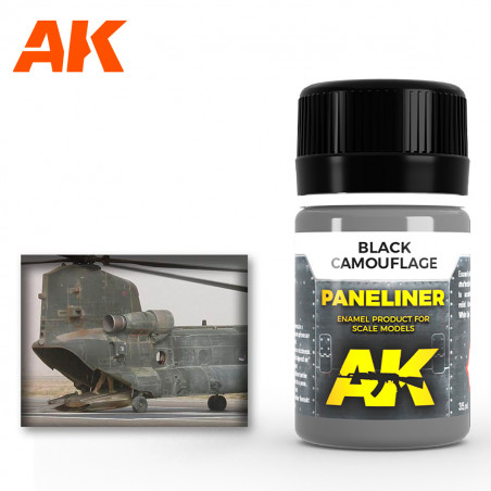 PANELINER FOR BLACK CAMOUFLAGE