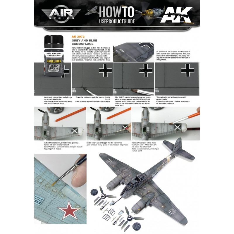 PANELINER FOR GREY AND BLUE CAMOUFLAGE