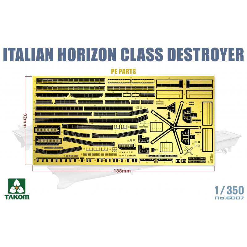 Italian Horizon Class Destroyer D553 Andrea Doria / D554 Caio Duilio