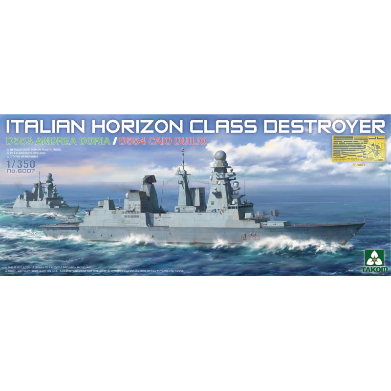 Italian Horizon Class Destroyer
D553 Andrea Doria / D554 Caio Duilio