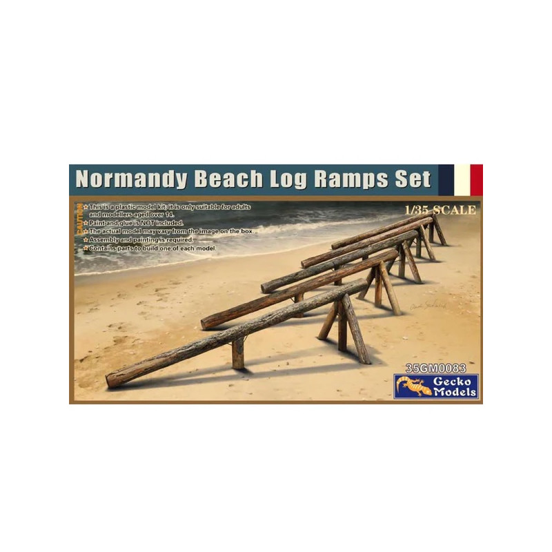 Normandy Beach Log Ramps Set