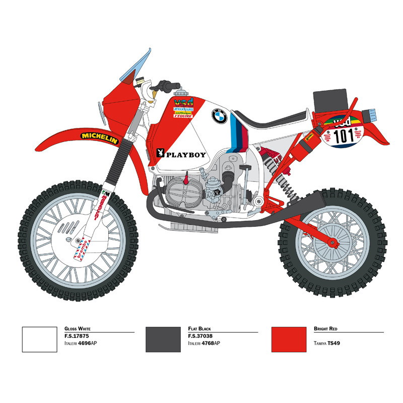 B.M.W. R80 G/S 1000 Paris Dakar 1985 1/9