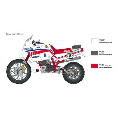 YAMAHA Ténéré 660cc Paris Dakar 1986 1/9