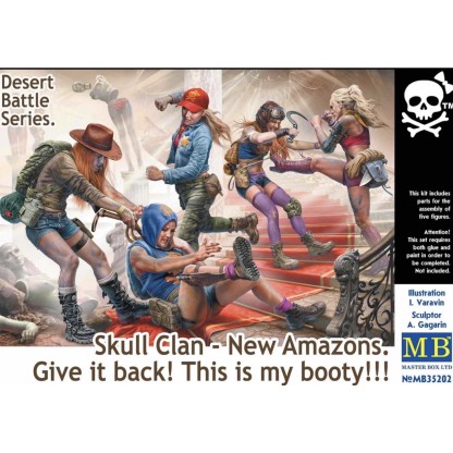 Desert Battle Series Skull Clan - New Amazons 1/24