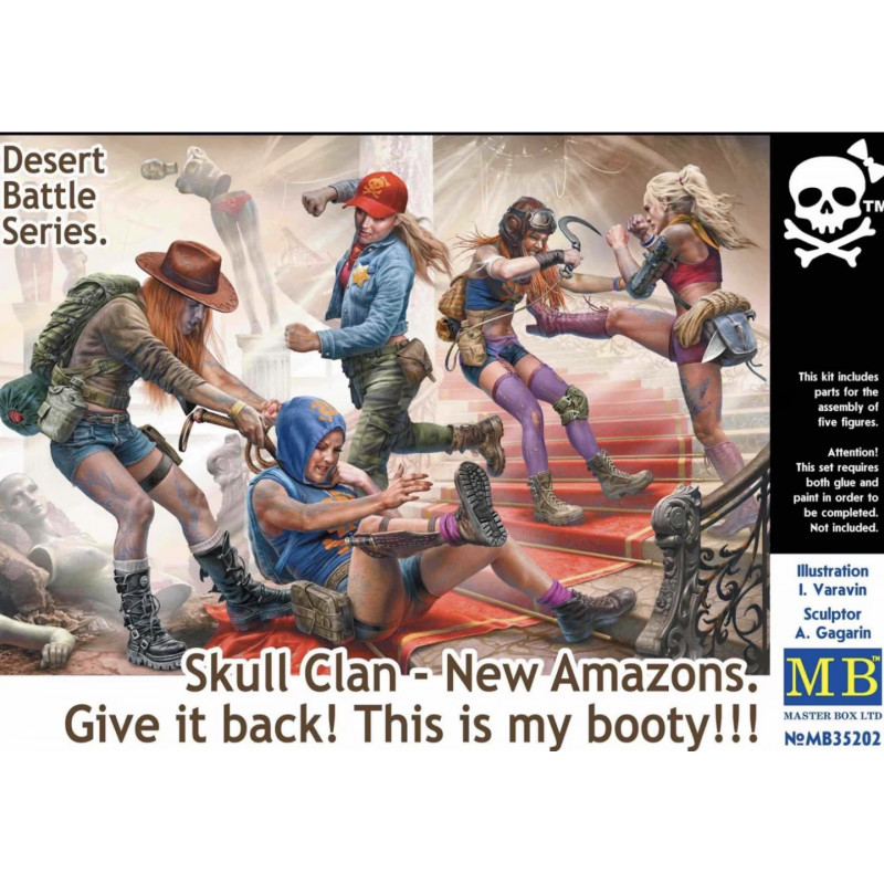 Desert Battle Series Skull Clan - New Amazons 1/24