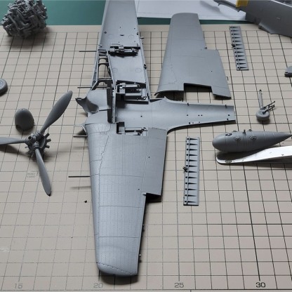 Focke-Wulf Fw 190A-6 with Wgr. 21 & Full engine and weapons interior 2