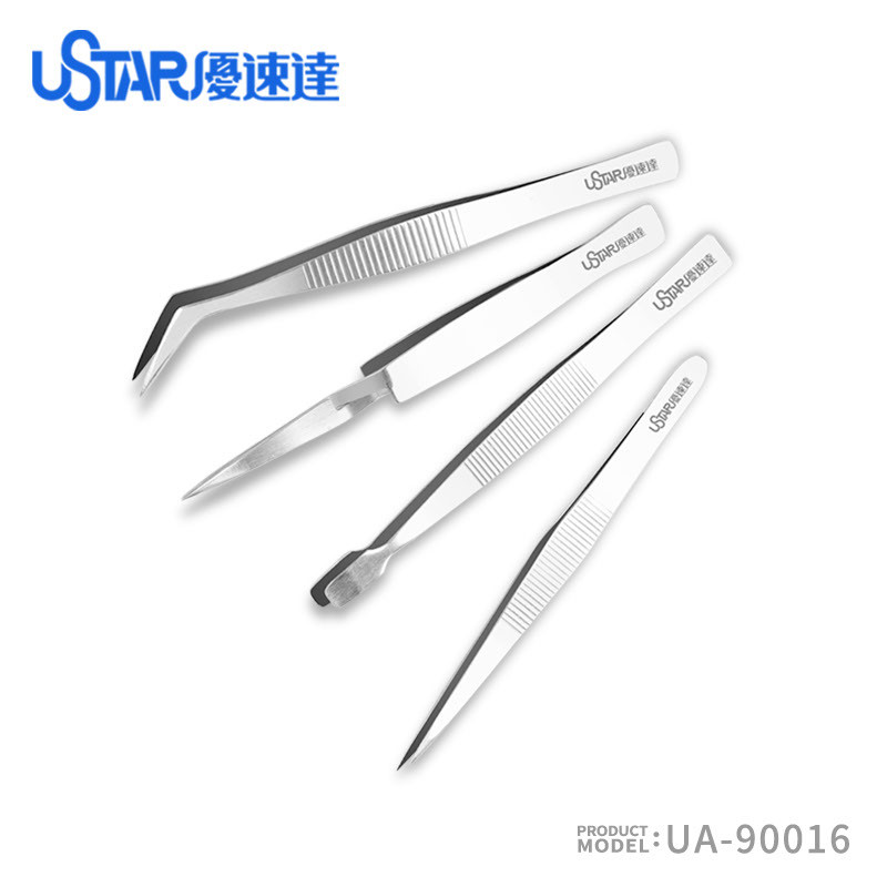 U-STAR UA-90016 Tweezer Kit 4 in 1