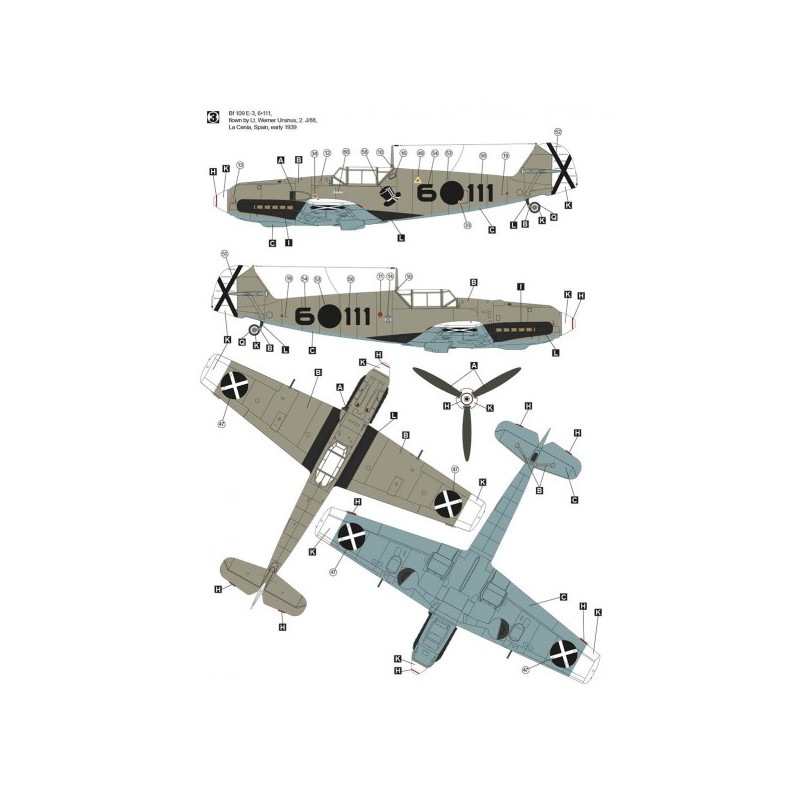 Messerschmitt Bf-109 E-3 Legion Condor 1/72
