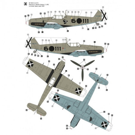 Messerschmitt Bf-109 E-3 Legion Condor 1/72