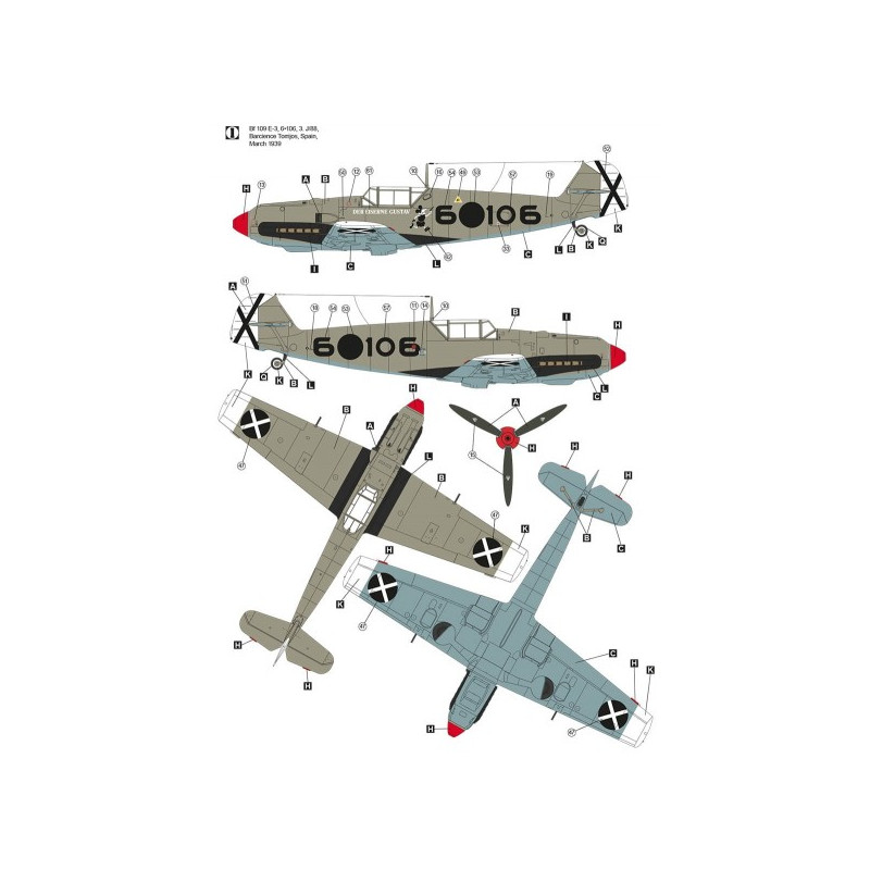 Messerschmitt Bf-109 E-3 Legion Condor 1/72