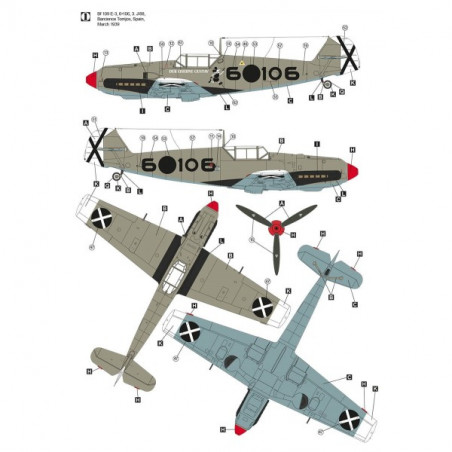 Messerschmitt Bf-109 E-3 Legion Condor 1/72