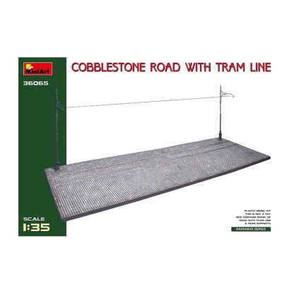 Base with Tram Line and street accessories etc 1/35