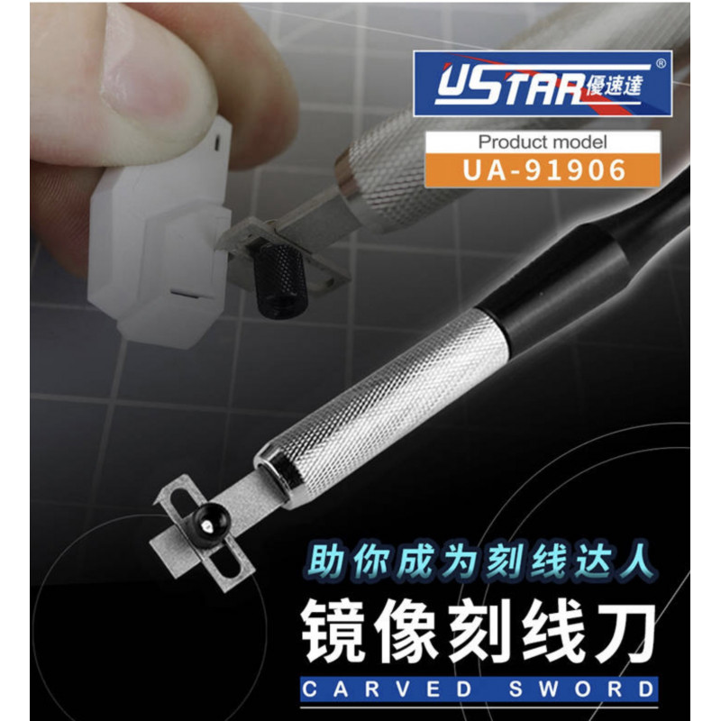 U-STAR UA-91906 Medeling Flat Chisel Blade