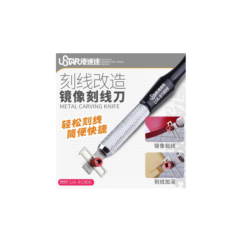U-STAR UA-91906 Medeling Flat Chisel Blade