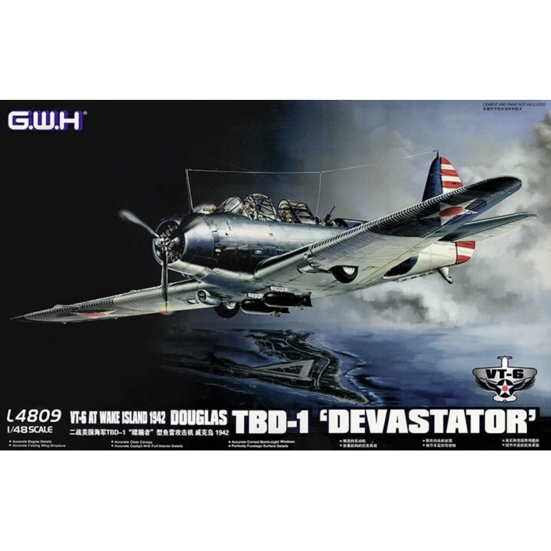Douglas TBD-1 Devastator VT-6 at Wake Island 1942  1/48