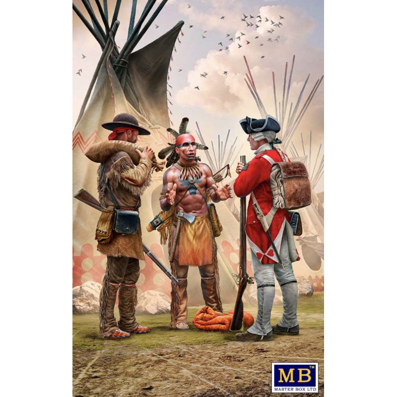 Indian wars series, XVIII century, kit № 4 Fair exchange