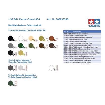 Brit. Tank Comet A34 1/35 2