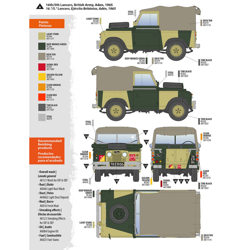 LAND ROVER 88 SERIES IIA ROVER 8 1/35