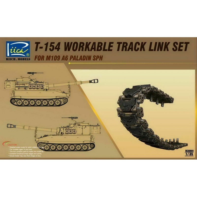 T-154 Workable Track set for SPH M109A6 Paladin 1/35