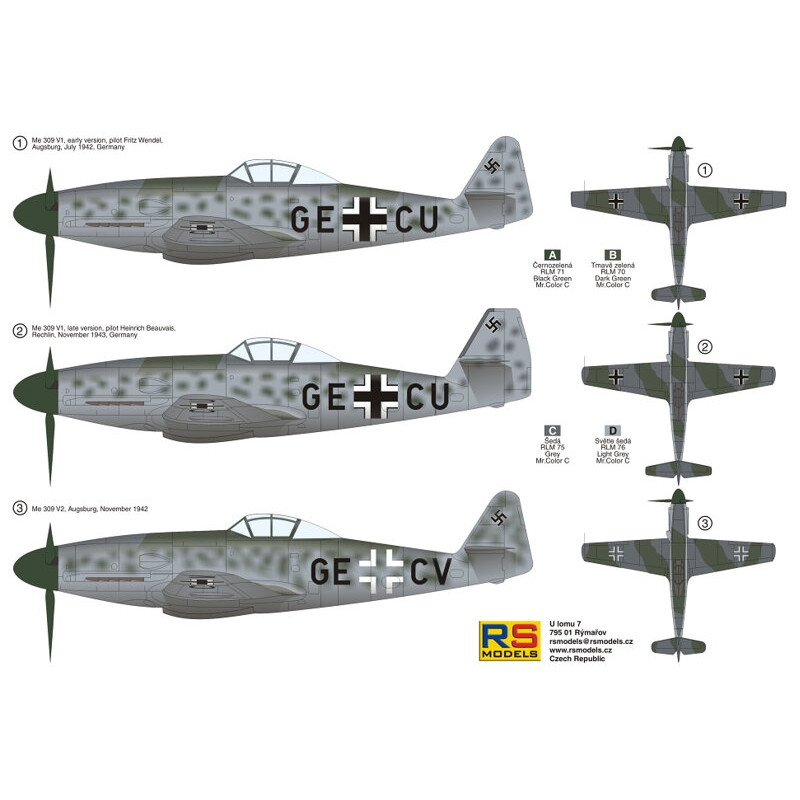 Henschel Hs 132C 1/72