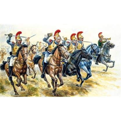 Napoleonic Russian Dragoons. 12 mounted 1/72
