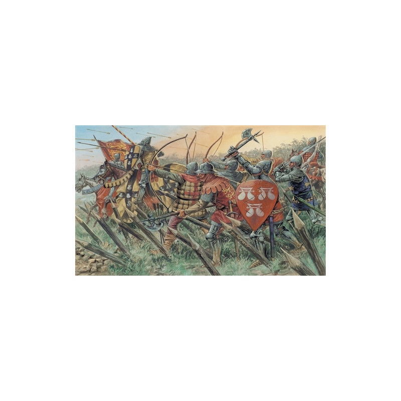 English Knights and Archers 1/72