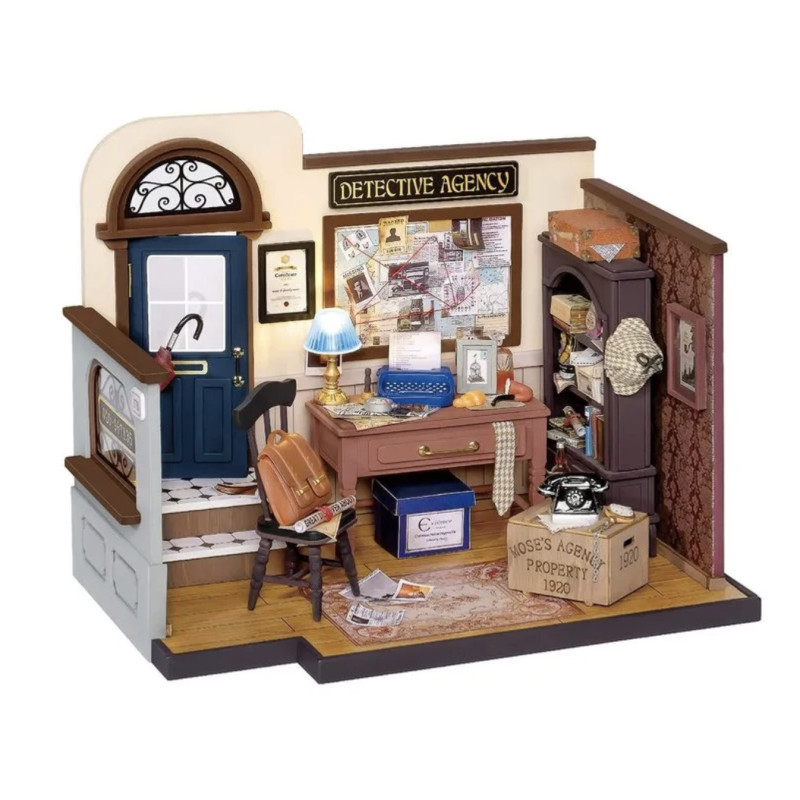 Rolife Miniature House Kit - Mose's Detective Agency DG157
