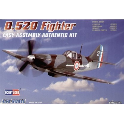 Dewoitine D.520 1/72