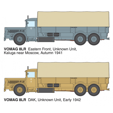  Roden 822 Vomag 8LR LKW WWII German Heavy Truck