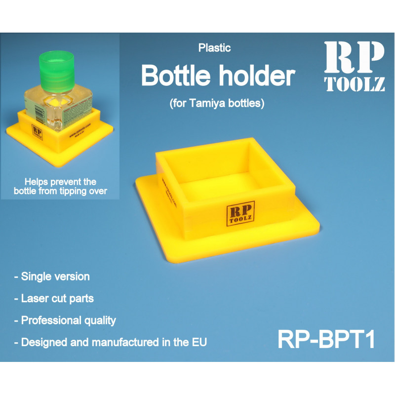 Single Plastic holder for Tamiya bottles (YELLOW)