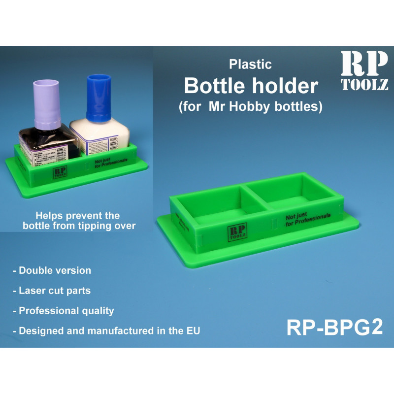 Double Plastic holder for Gunze bottles (GREEN)