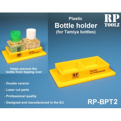Double Plastic holder for Tamiya bottles (YELLOW)