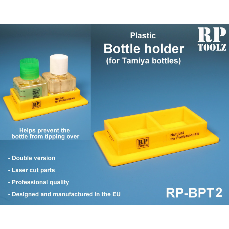 Double Plastic holder for Tamiya bottles (YELLOW)