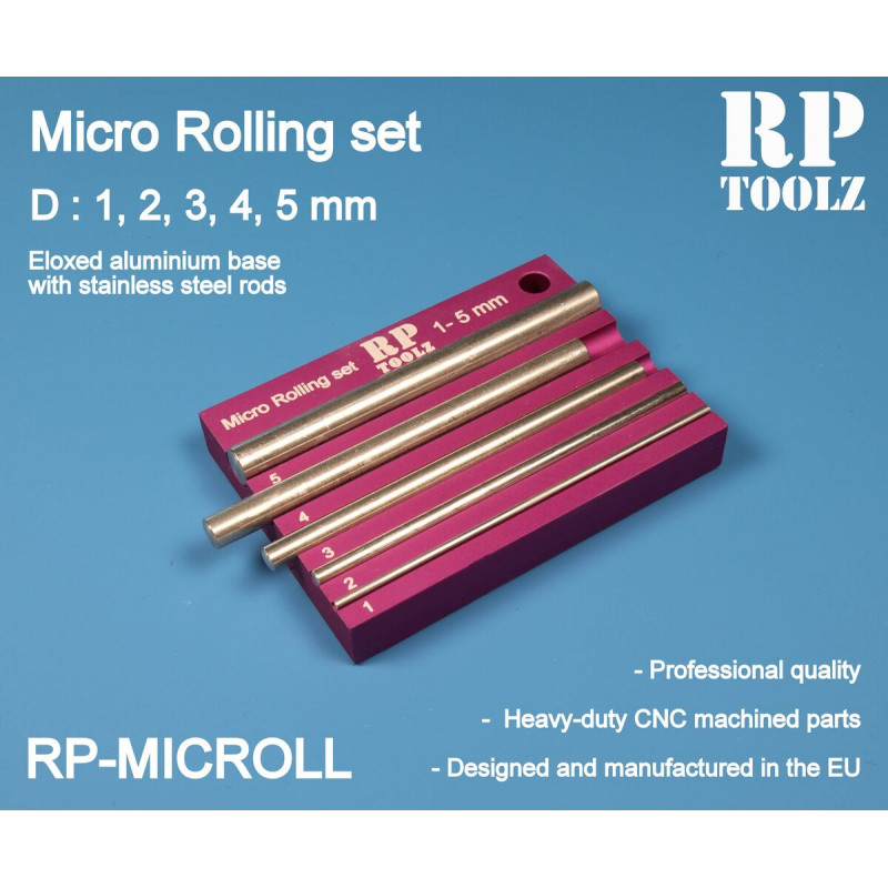 RP TOOLZ RP-MICROLL Micro Rolling Set 1-5mm