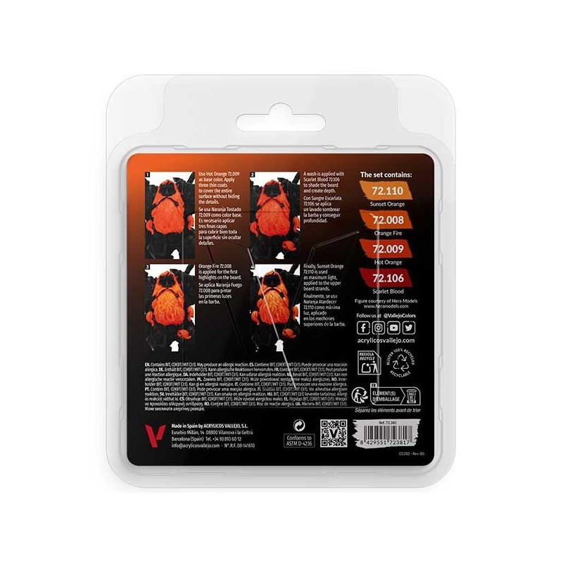  Set 4 Game Color Orange Color      Inicio Acrylicos Vallejo Sets de Pinturas Set 4 Game Color Orange Color 