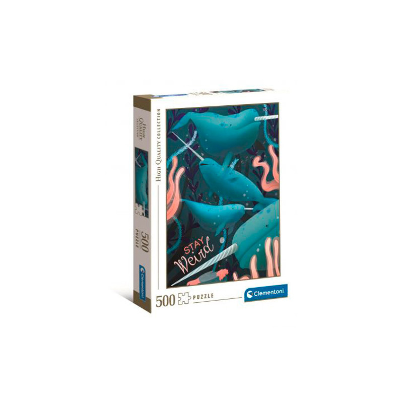 Puzzle Clementoni Animales Fantásticos El Narval de 500 Piezas