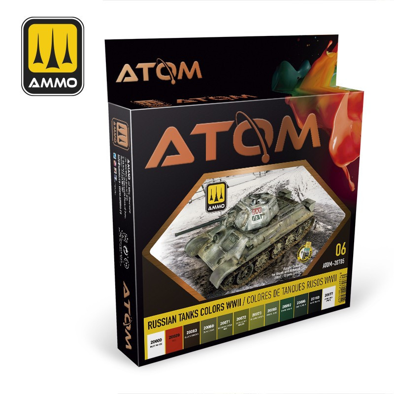 ATOM Set Colores de Tanques Rusos WWII