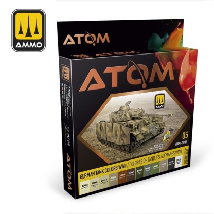 ATOM Set Colores de Tanques Alemanes WWII