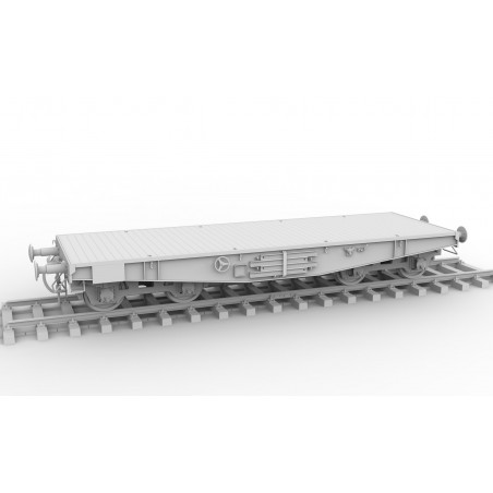 GERMAN RAILWAY SCHWERER PLATTFORMWAGEN TYME SSYS 1/35