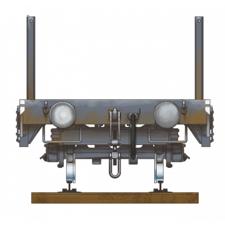 GERMAN RAILWAY SCHWERER PLATTFORMWAGEN TYME SSYS 1/35